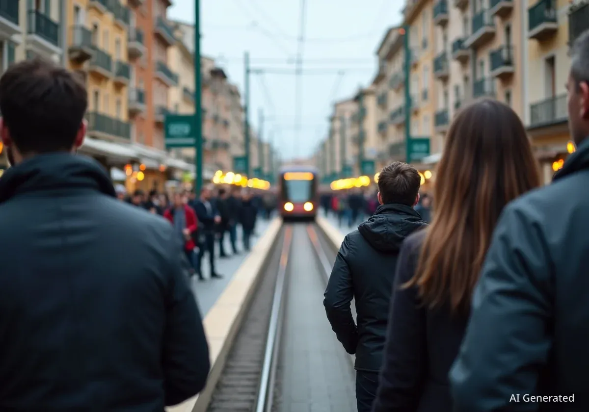 Nice : Le trafic du tramway L1 interrompu en centre-ville