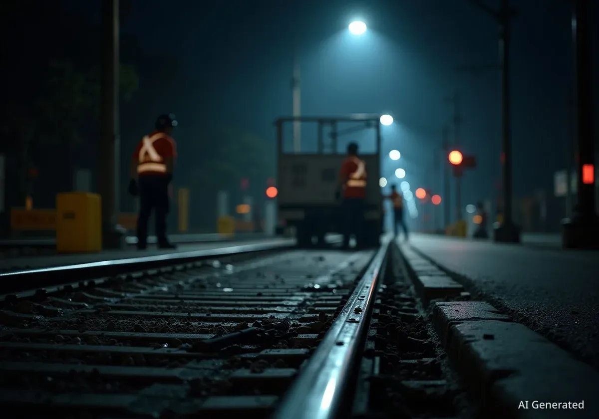 Nice : Travaux nocturnes sur la ligne 1 du tramway