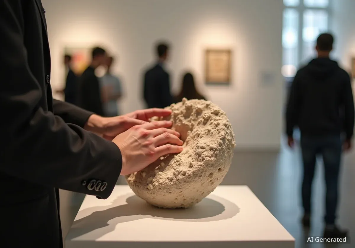 Nice : une exposition d'art à découvrir par le toucher