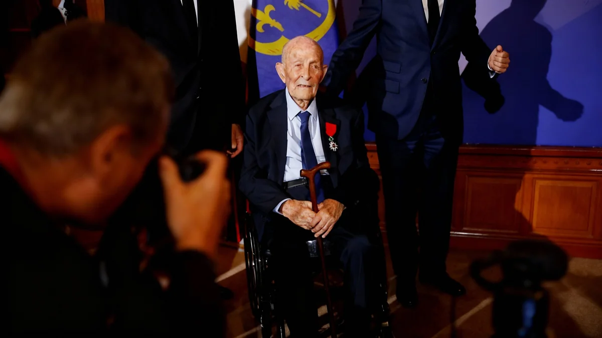 Un héros niçois de 102 ans décoré de la Légion d'honneur