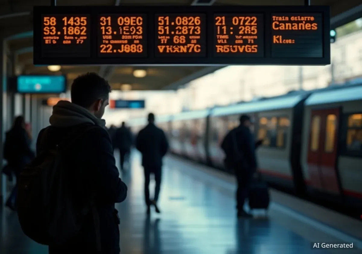 Panne de train perturbe la circulation Cannes-Nice
