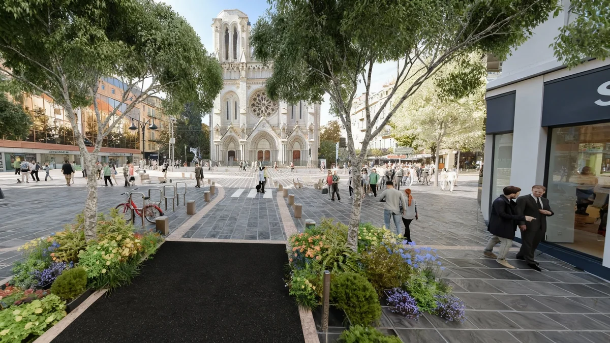 Nice: L'avenue Notre-Dame se transforme pour cinq mois