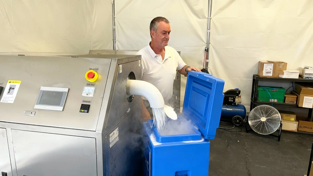 Cryosystem lance la première usine de glace carbonique des Alpes-Maritimes