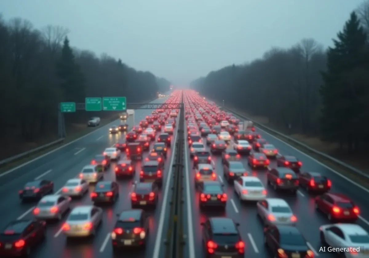 Nice Ouest : La fermeture d'un accès à l'A8 paralyse le trafic