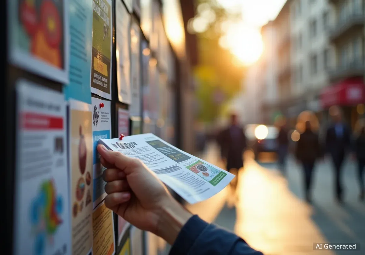 Nice: Le flyer papier résiste à l'ère du tout numérique