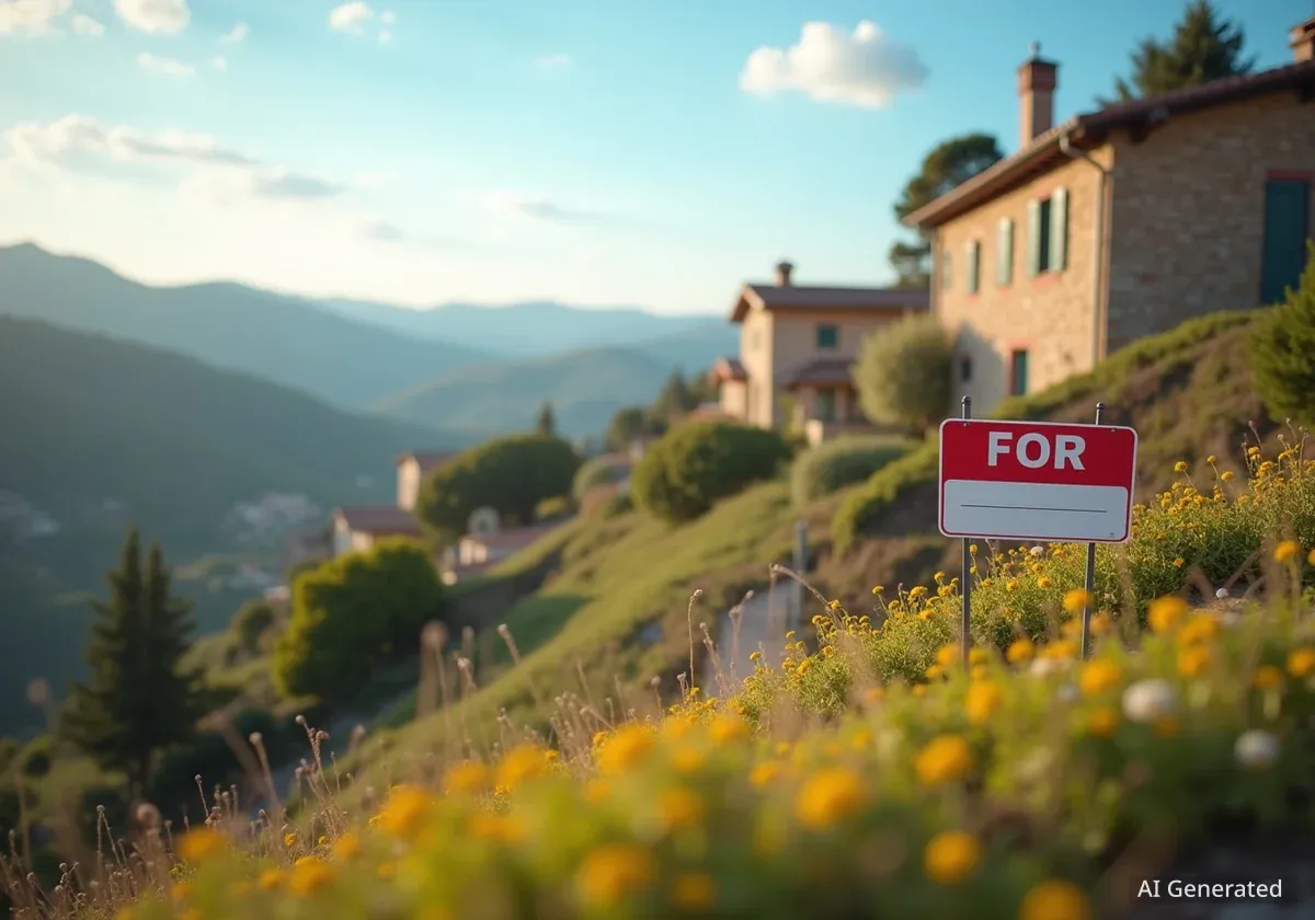 Immobilier : Les prix baissent dans 5 villages près de Nice