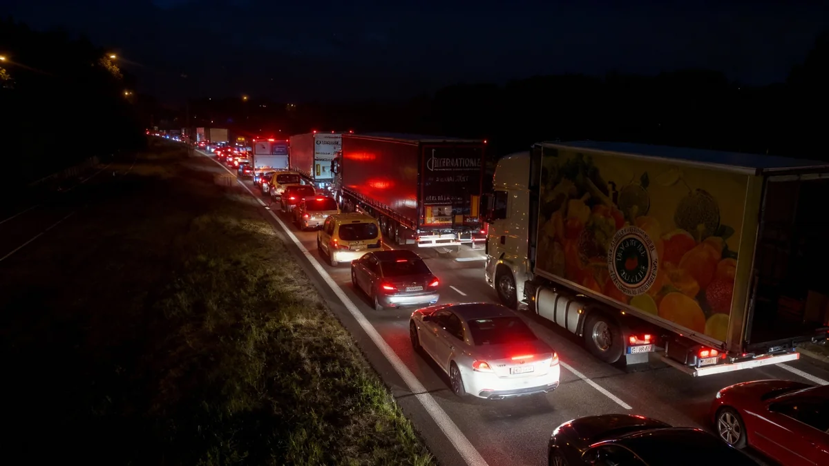 Bouchon majeur sur l'A8 entre Saint-Isidore et Nice Nord