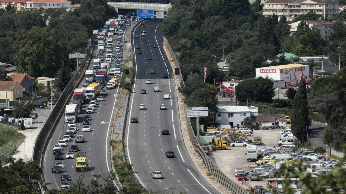 Trafic A8 : circulation très difficile ce mercredi entre Nice et Antibes