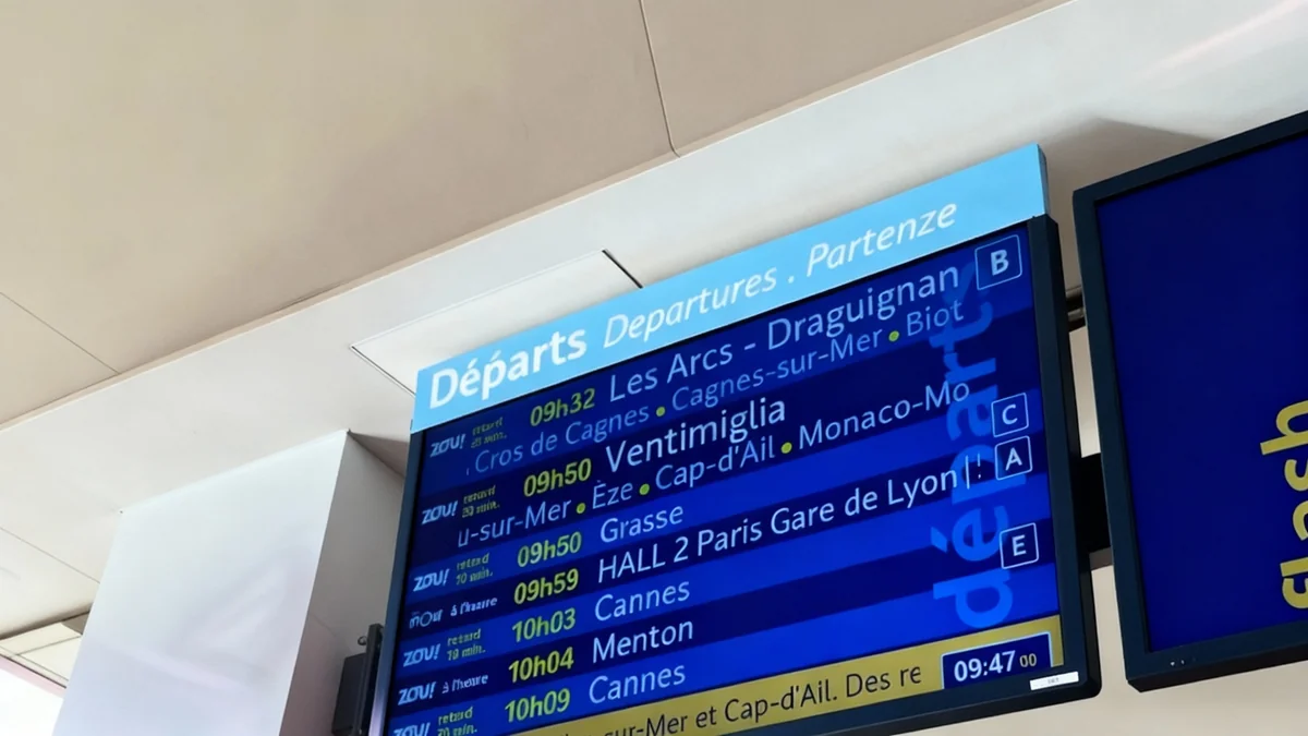 Panne à Cannes : le trafic des trains fortement perturbé ce lundi