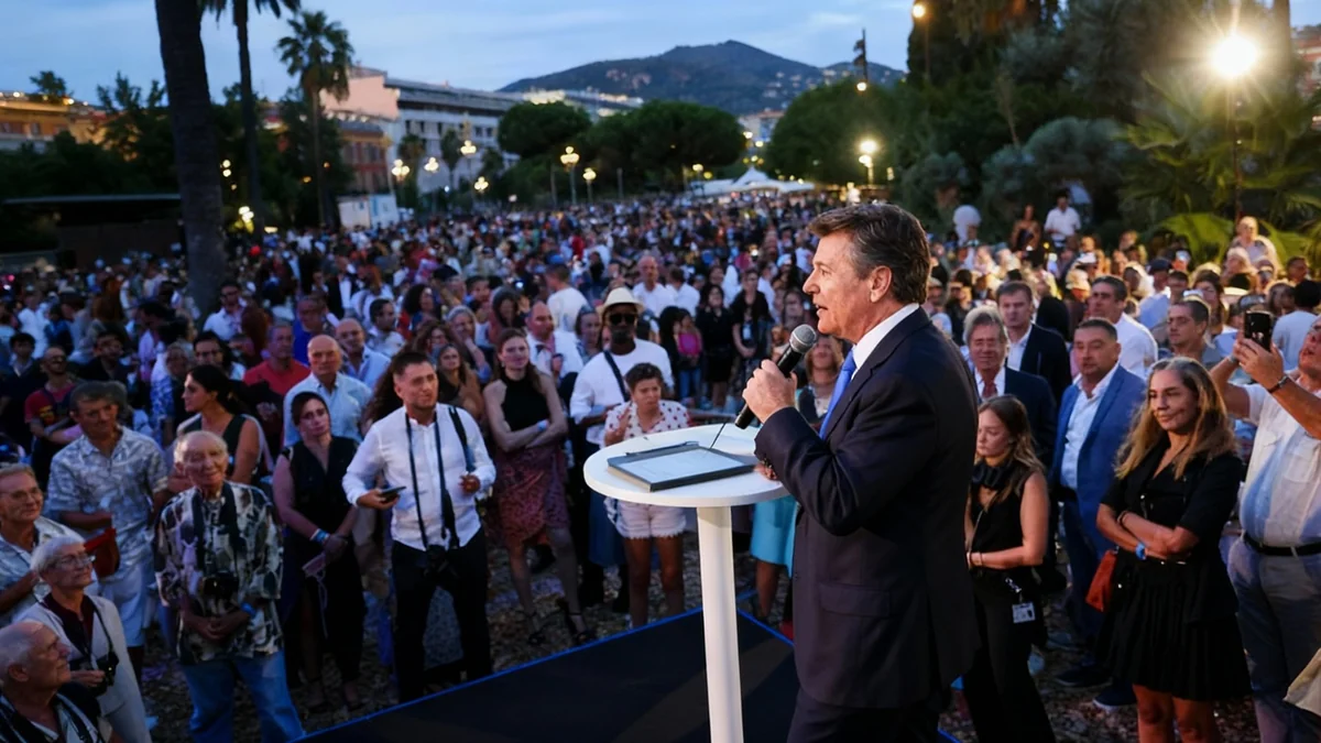 Christian Estrosi lance sa campagne pour les municipales 2026