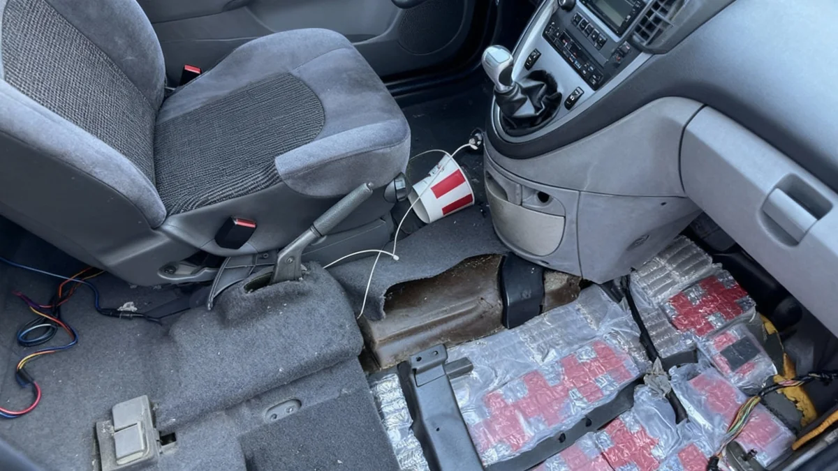 Saisie record de 120 kg de cannabis au péage de La Turbie