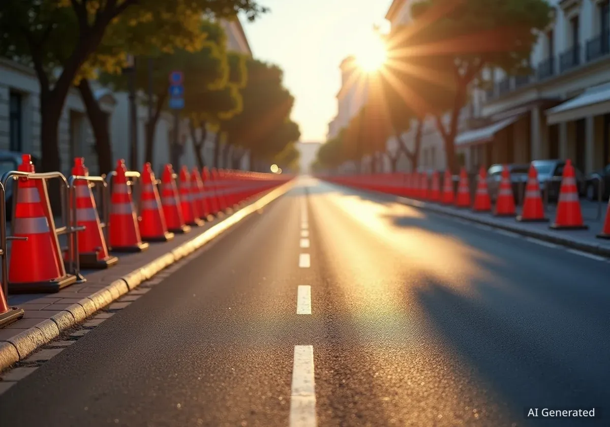 Marathon Nice-Cannes 2025 : Guide des rues fermées et du stationnement