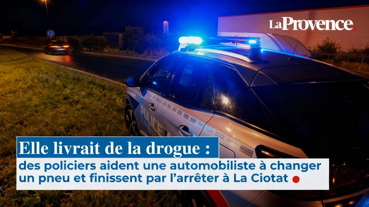 La Ciotat : Une panne de pneu se transforme en saisie de drogue
