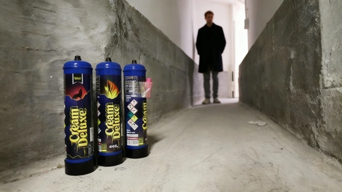 Plus de 350 bonbonnes de protoxyde d'azote saisies à Nice-Est